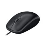 ⁦Logitech® Corded Mouse B100 – Business – USB – BLACK⁩ - الصورة ⁦3⁩