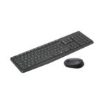 ⁦Logitech MK235 Wireless Keyboard and Mouse – GREY – ARA / 2.4GHZ / WARRANTY 2 YEAR⁩ - الصورة ⁦2⁩