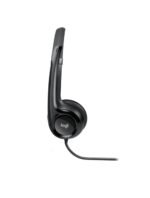 ⁦Headset Logitech® H390 USB Computer -with Enhanced Digital Audio and Inline Controls – Black – 2 YEAR⁩ - الصورة ⁦3⁩
