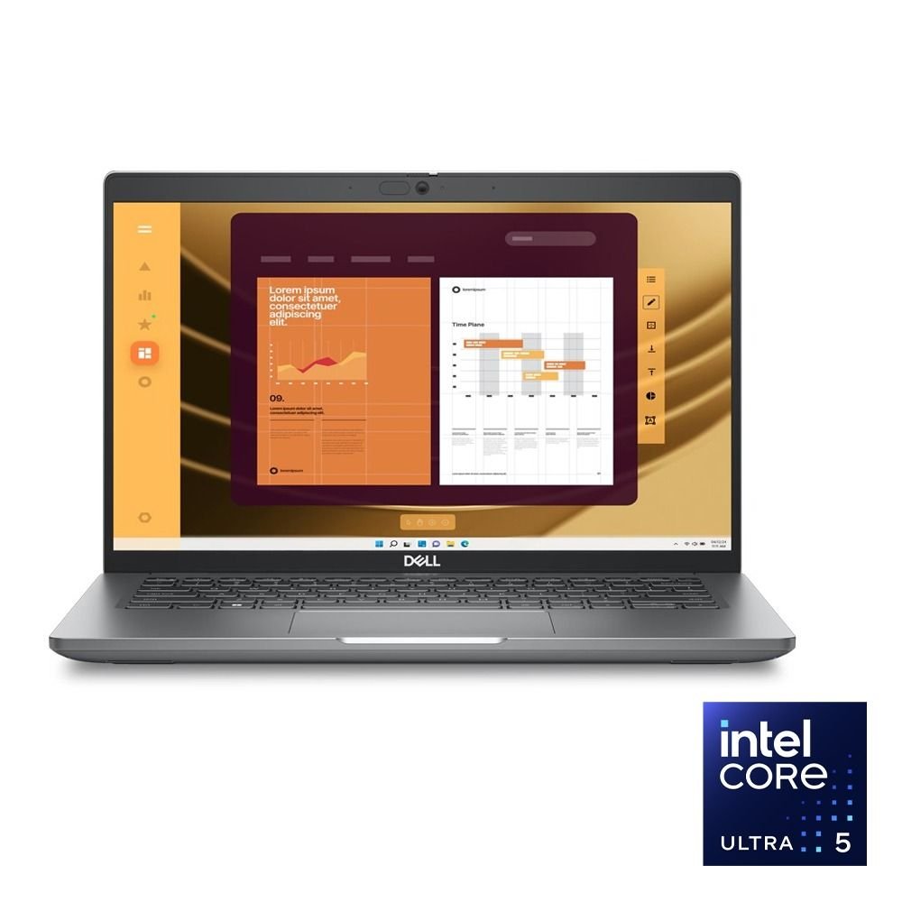 zd168_1_2 Dell Latitude 5550 Laptop - Intel® Core™ Ultra 5-125U - 8GB - 512GB SSD - Intel HD Graphics - 15.6" FHD - Gray - الصورة 1