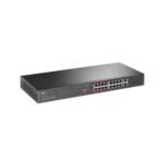 ⁦TP-Link TL-SL1218P Unmanaged PoE+ Switch, 16-Port Fast Ethernet 10/100 Mbps + 2-Port Gigabit⁩ - الصورة ⁦2⁩