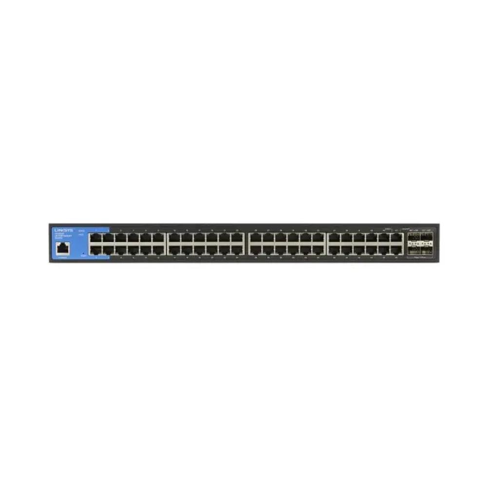 098765 (7) Linksys LGS352C Managed Switch, 52 Port Gigabit Ethernet With 4 Port SFP+ - الصورة 1