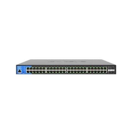Linksys LGS352MPC Managed PoE+ Switch, 48 Port Gigabit Ethernet + 4 SFP+