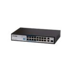 ⁦D-Link DES-F1016P-E PoE+ Surveillance Switch, 16-Port Ethernet 10/100Mbps⁩ - الصورة ⁦2⁩