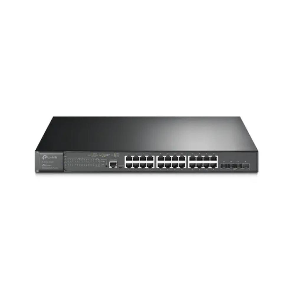 PHOTO TP-Link TL-SG3428XMP JetStream Managed PoE+ Switch, 24-Port Gigabit + 4-Port SFP+ - الصورة 1